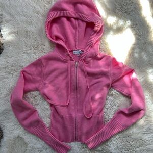 Fashion Nova Pink Cardigan Sweater